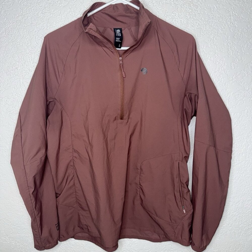 Mountain Hardwear Womens Clay 1/2 Zip Pullover Windbreaker Jacket Large R2